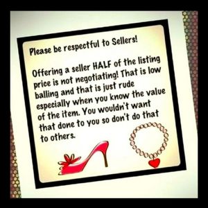 Reasonable offers accepted